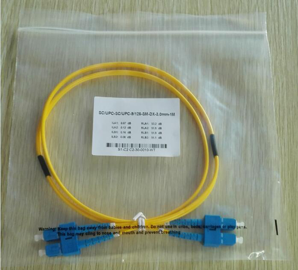 Duplex Patch Cord Assembled with SC / FC /ST / LC Connector