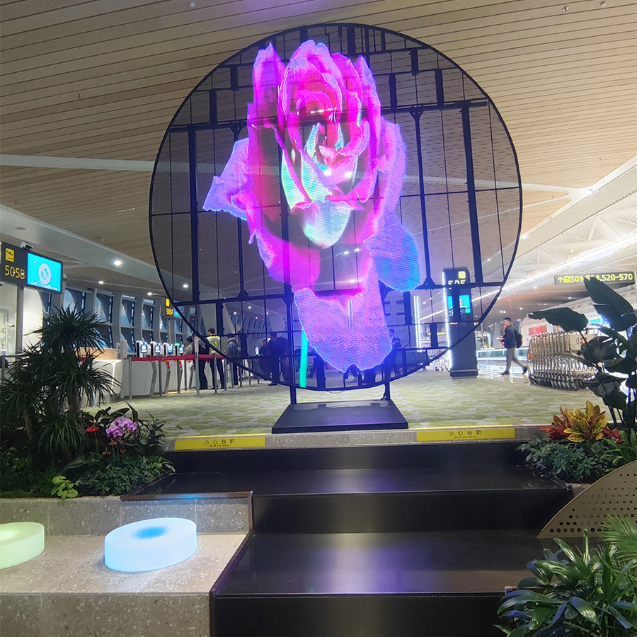 LED透明異形屏 LED透明異形屏