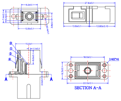 LC Adapter structure diagram